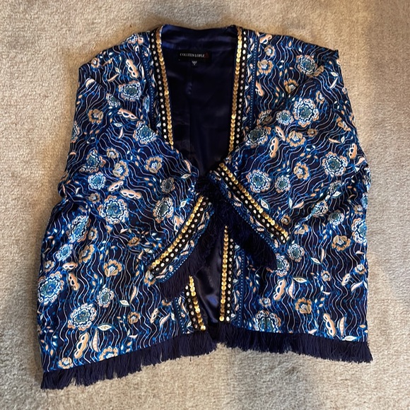 Kimono style jacket made in India size M - Picture 8 of 10